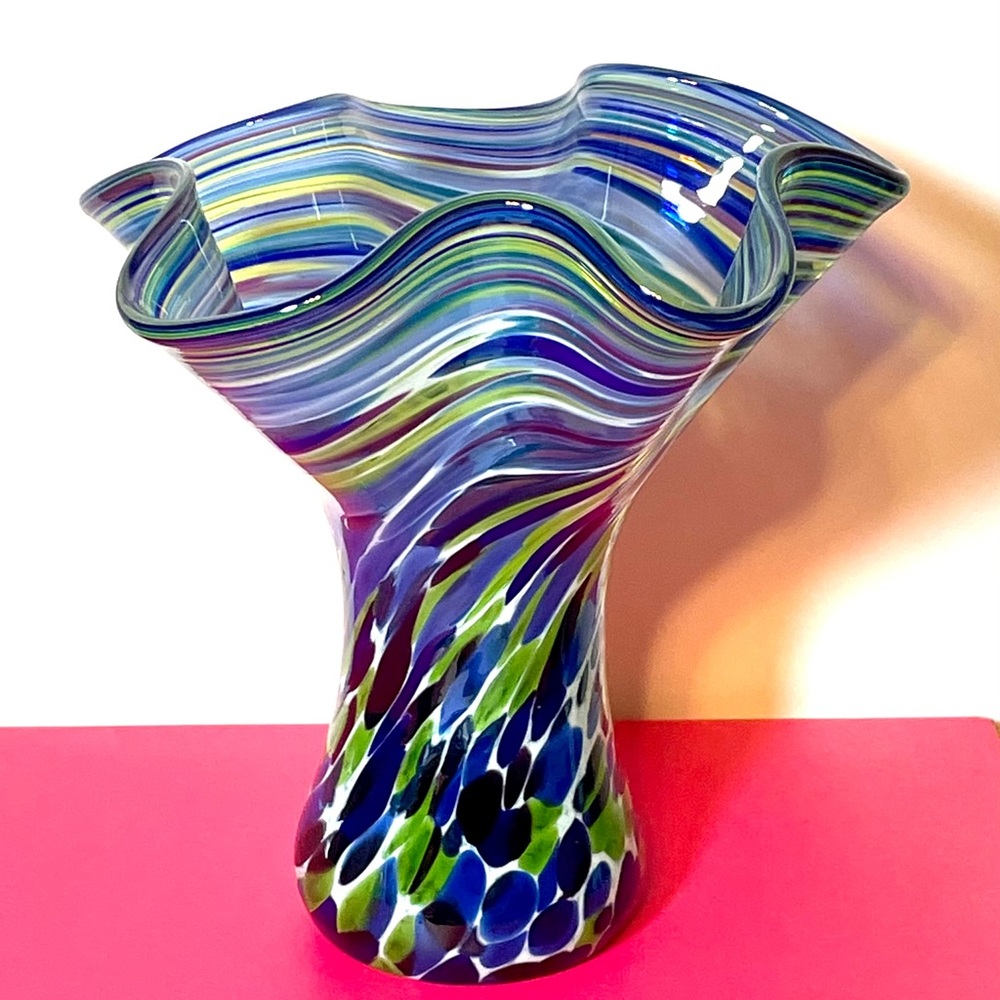 Collectible Glass Eye Glass Vase